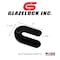 Glazelock 1/4" 2"L x 1 1/2"W 1/2" Slot, U-shaped Horseshoe Plastic Flat Shims Black 1000pc/box GLZ13 - alternate 6